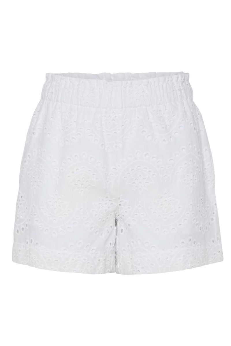 Pieces - Shorts - PC Vilde MW Shorts - Bright White