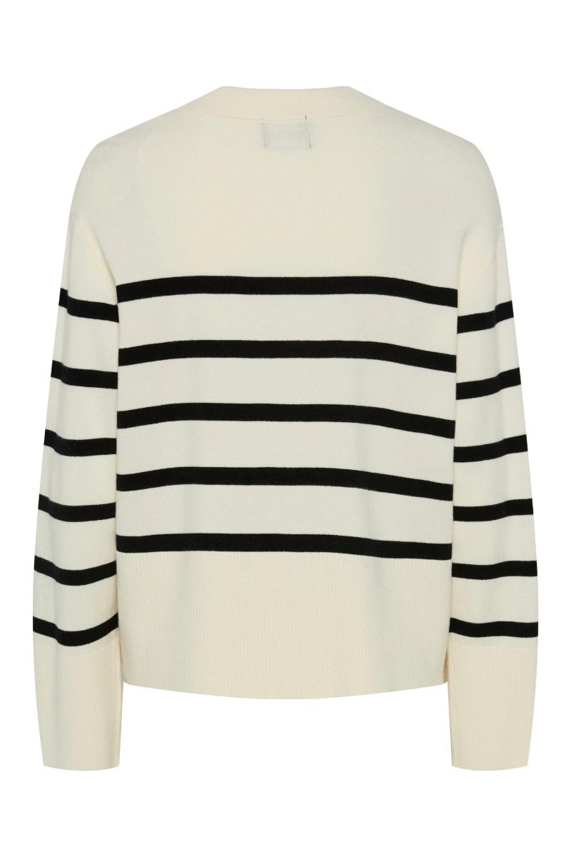 Pieces - Cardigan - PC Sia LS Cardigan - White Black