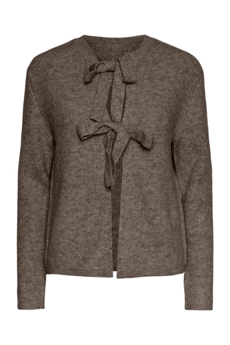 Pieces - Strik - PC Silly Ls Reversible Tie Knit - Morel