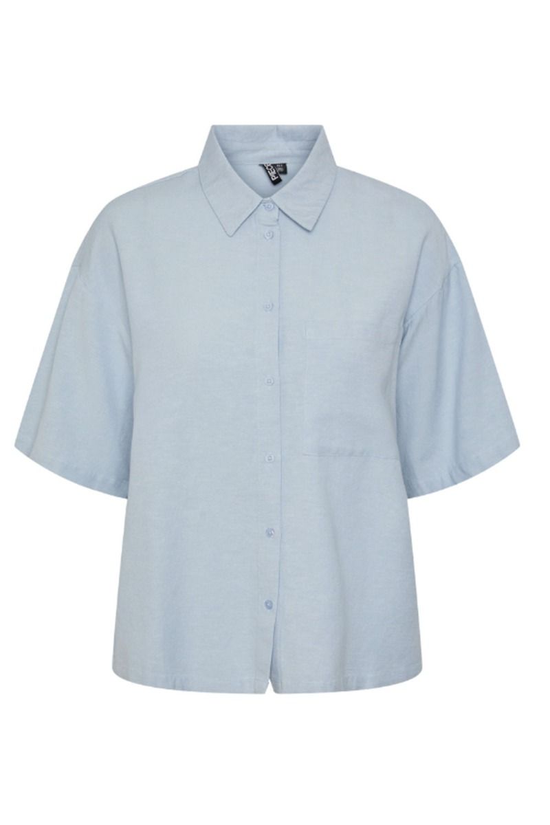 Pieces - Skjorte - PC Milano SS Shirt - Angel Falls