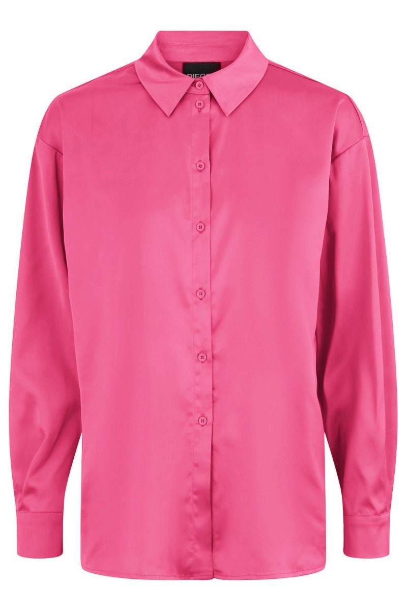 Pieces - Skjorte - Nora LS - Fruit Dove