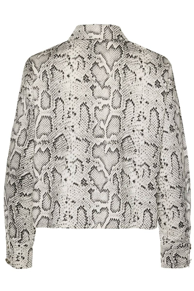 Pieces - Skjorte - Pc Jessica Ls Shirt D2D - Jit Bright White