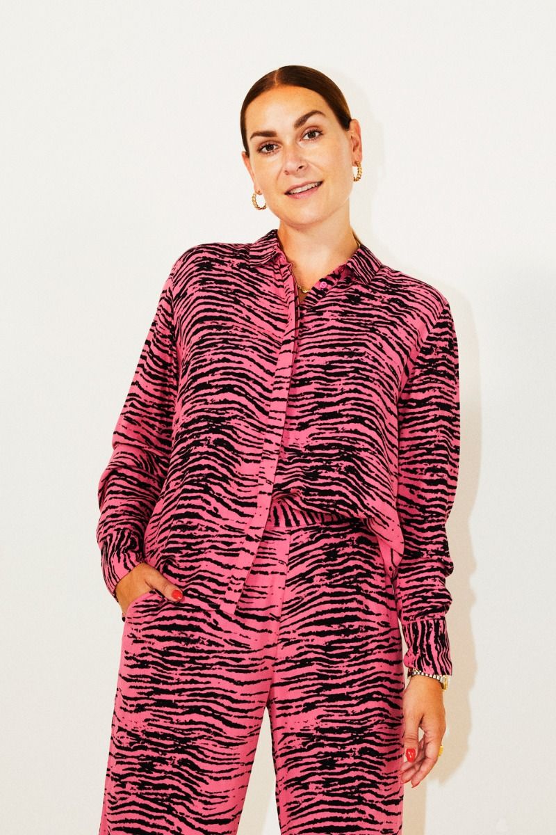 Pieces - Skjorte - Zebbi Shirt - Fruit Dove