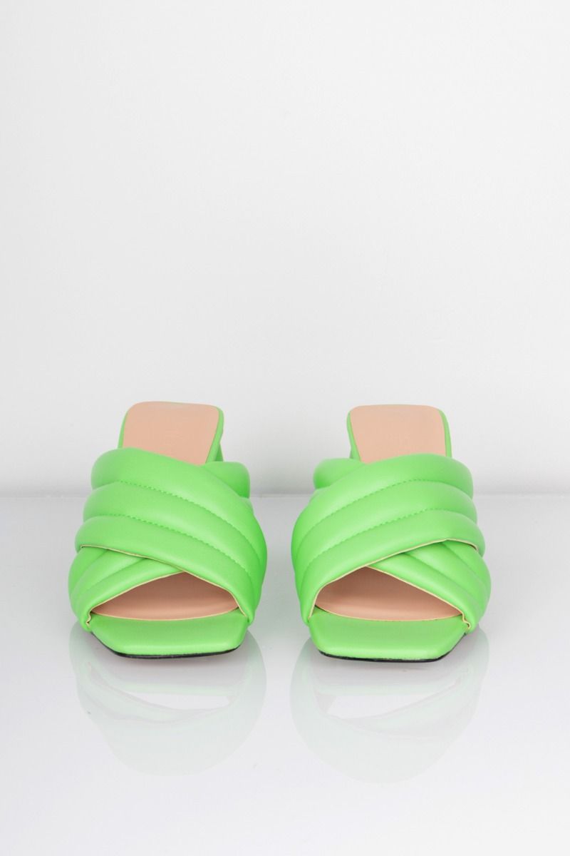 Pieces - Sko - PC Julise Padded Sandal - Summer Green