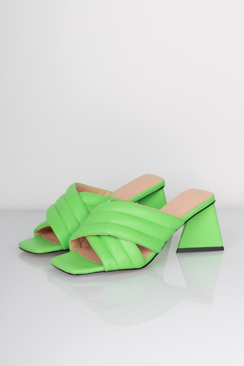 Pieces - Sko - PC Julise Padded Sandal - Summer Green