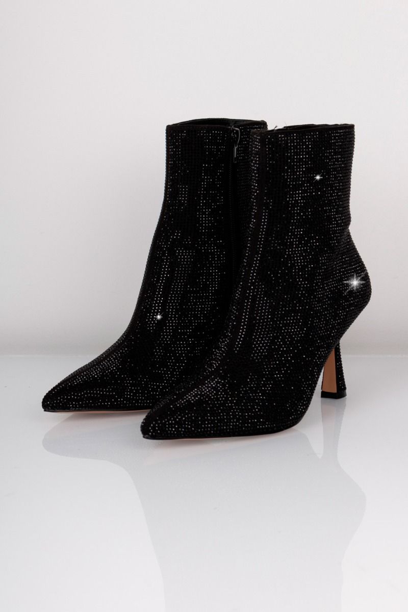 Pieces - Sko - Pc Nadya Heel Boot - Black