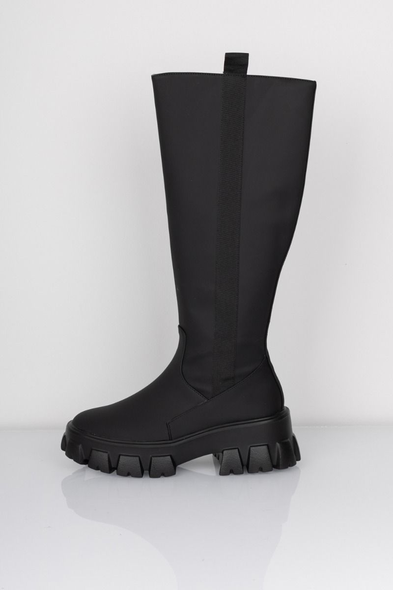 Pieces - Støvle - PC Adrianna Knee High Boot - Black