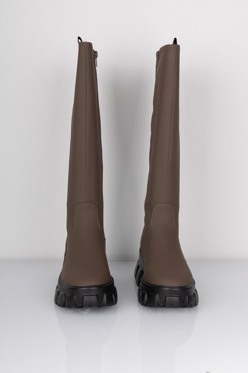Pieces - Støvle - PC Adrianna Knee High Boot - Fossil