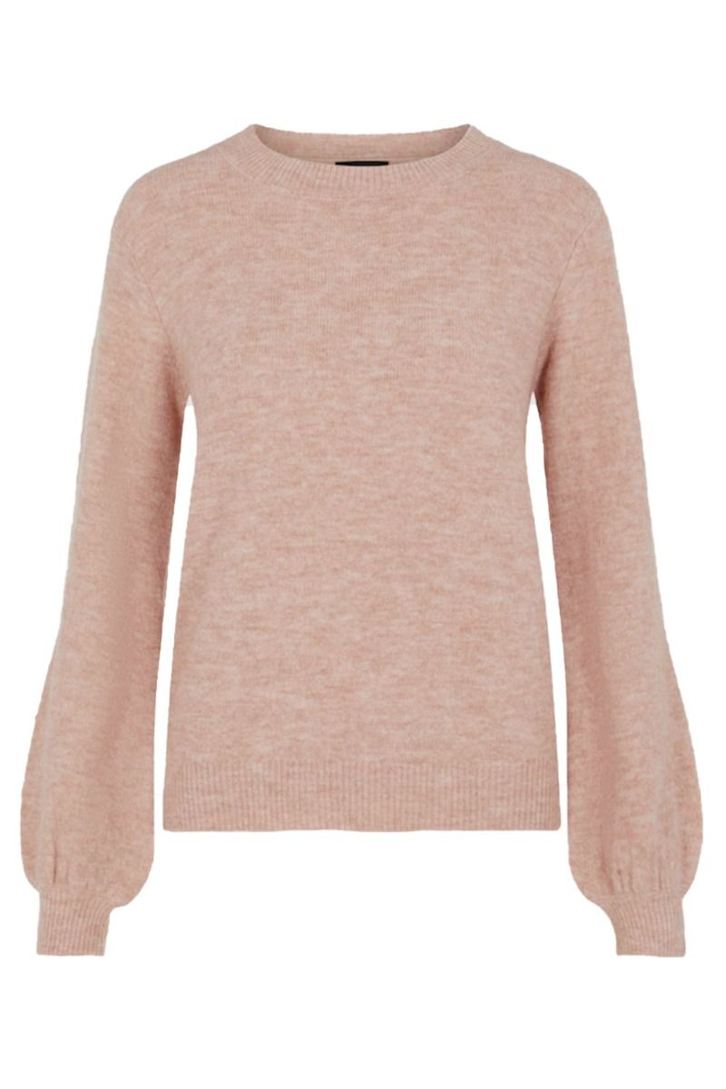 Pieces - Strik - PC Perla LS Knit - Misty Rose