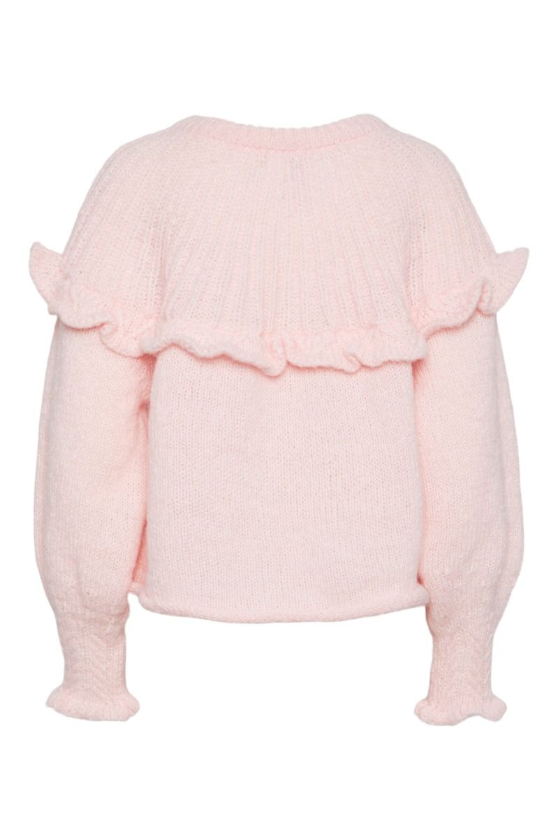 Pieces - Strik - PC Rikka Ls Oneck Knit Bc - Ballerina
