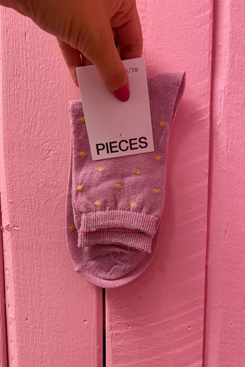 Pieces - Strømper - PC Diana Sock Box - Lilac Chiffon