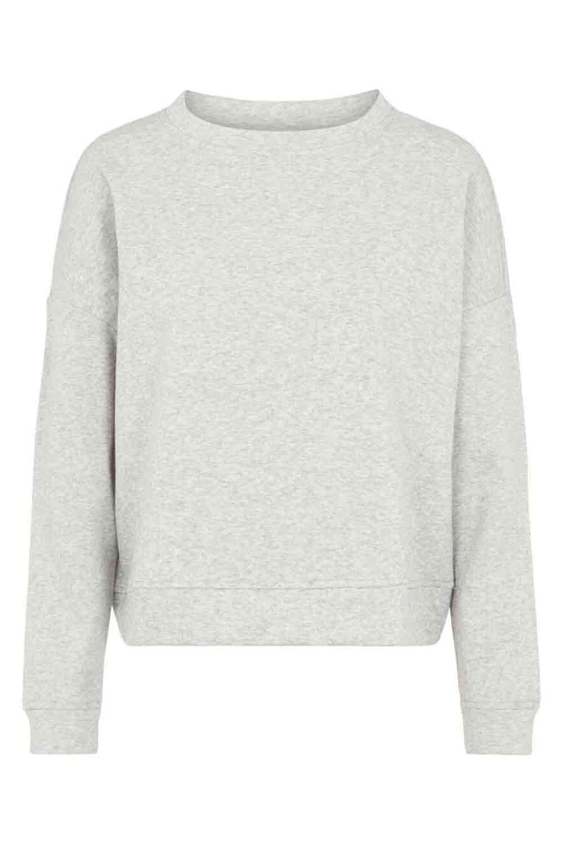 Pieces - Sweatshirt - PC Liola LS Sweat Lounge - Light Grey Melange