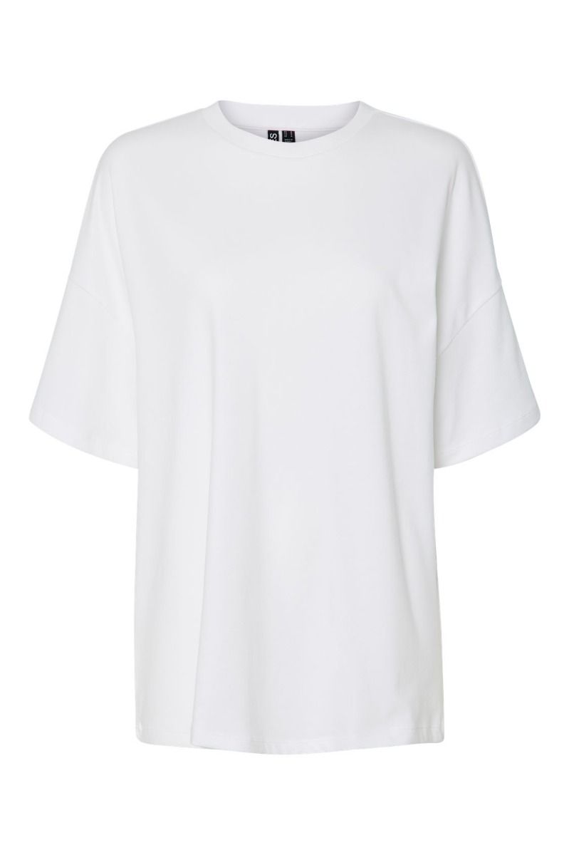Pieces - T-shirt - PC Auna Ss Oversize Tee D2D AU24 - Bright White