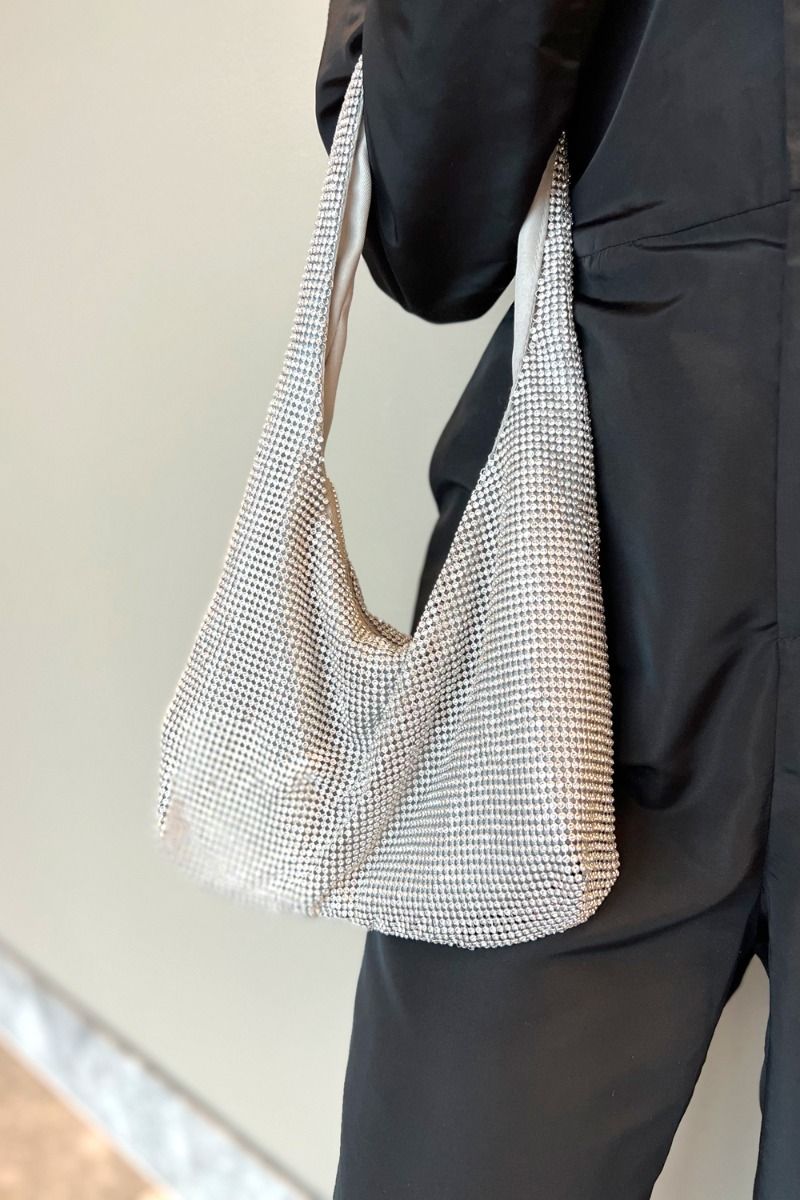 Pieces - Taske - Milla Shoulder Bag - Silver
