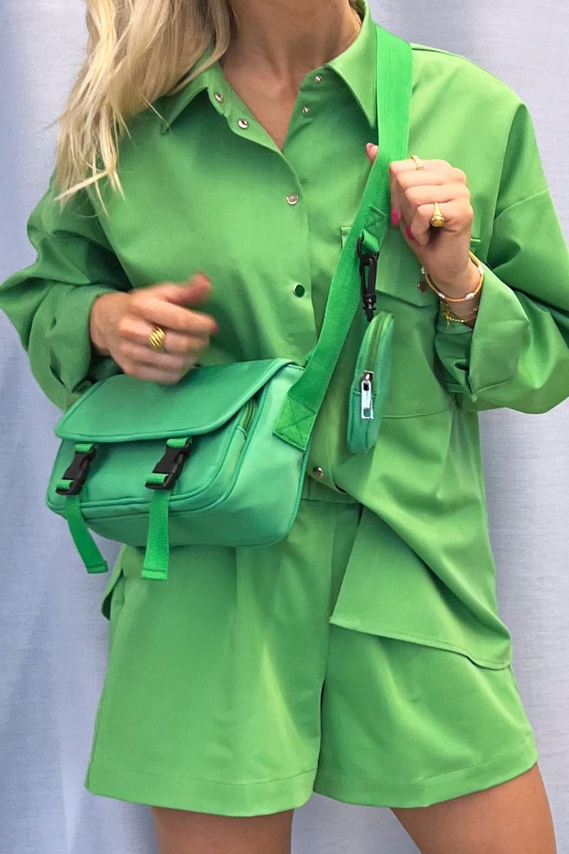 Pieces - Taske - Minna Cross Body - Poison Green - Ditte Estrup