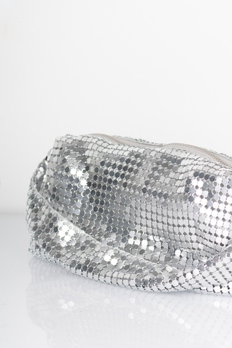 Pieces - Taske - PC Smilla Metal Shoulder Bag - Silver