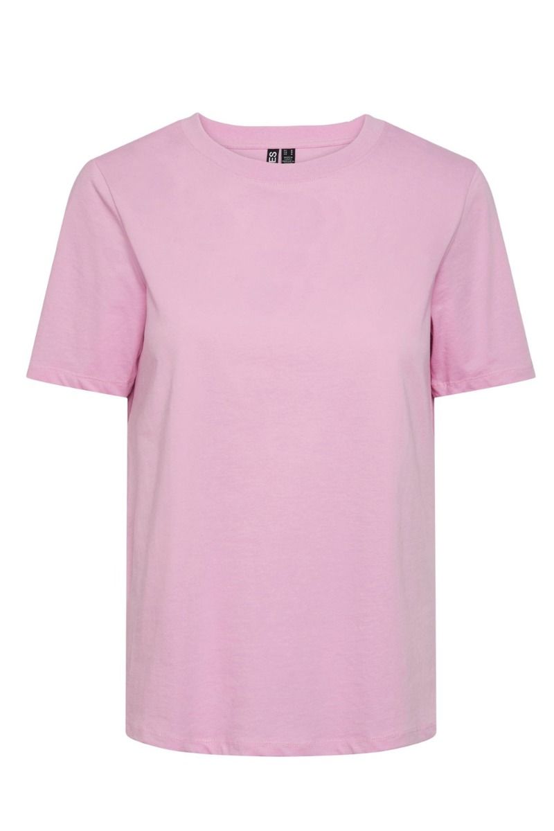 Pieces - T-shirt - PC Ria SS Solid Tee - Pastel Lavender