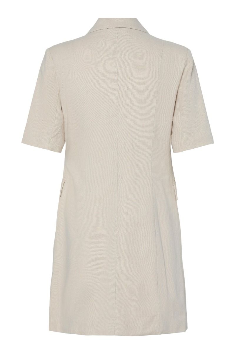 Pieces - Kjole - Tiki Blazer Dress - Silver Gray