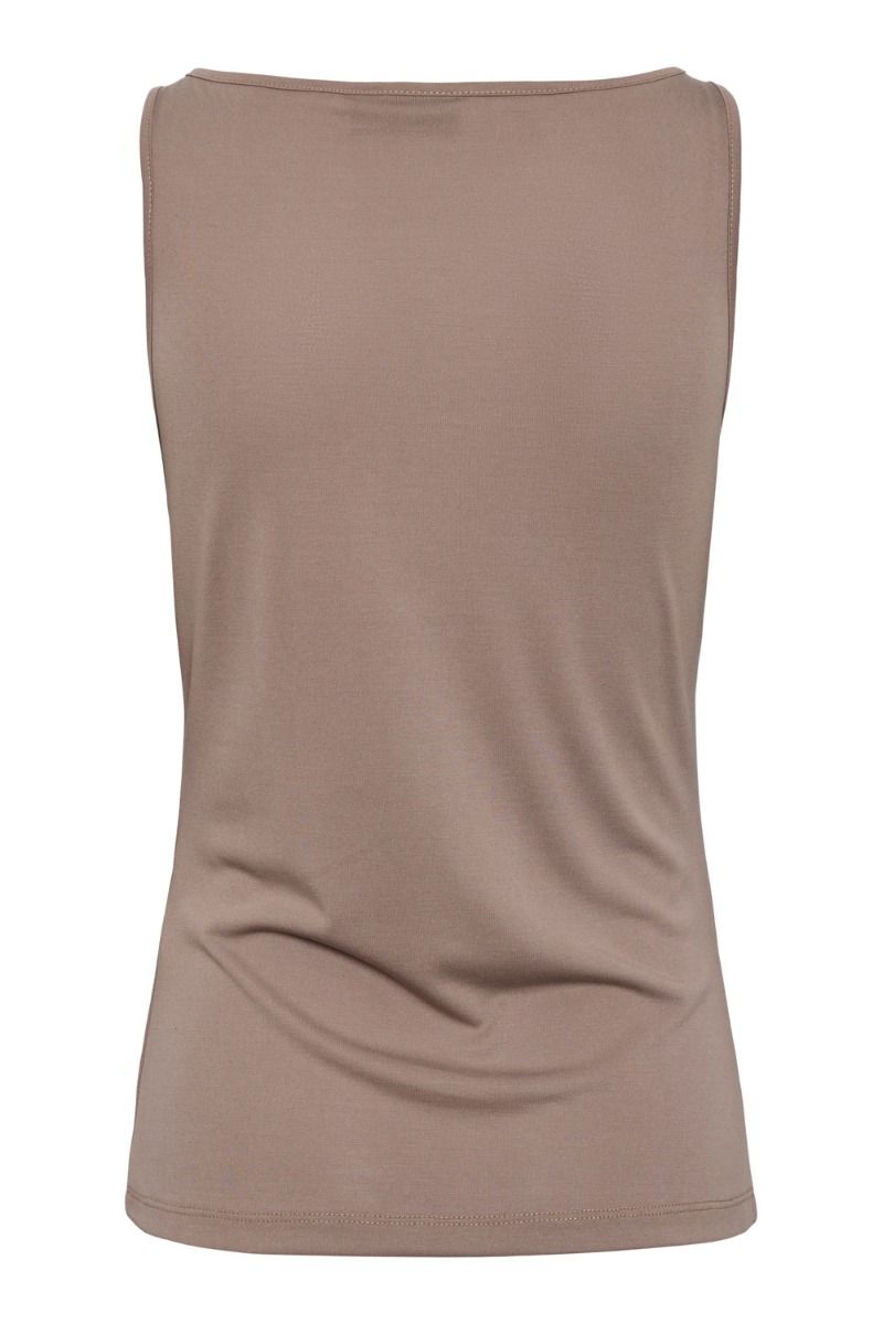 Pieces - Top - PC Anora Tank Top - Coca Mocha