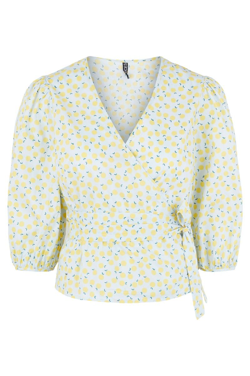 Pieces - Top - PC Fruit 2/4 Wrap Top - Kentucky Blue