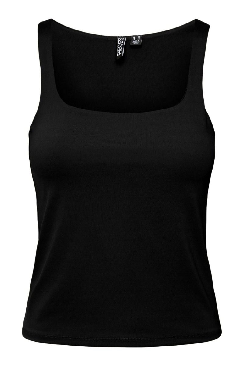 Pieces - Top - PC Minni Tank Top - Black