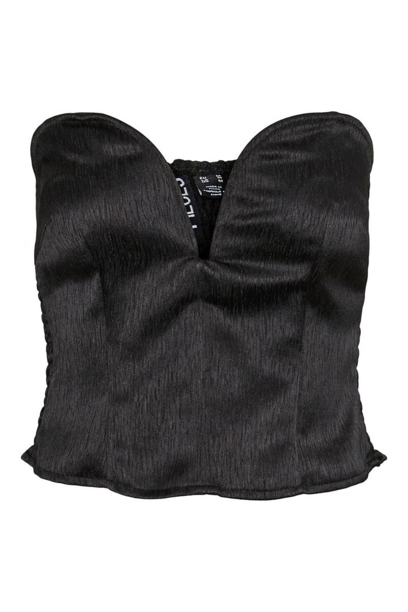Pieces - Top - PC Nila Corset - Black