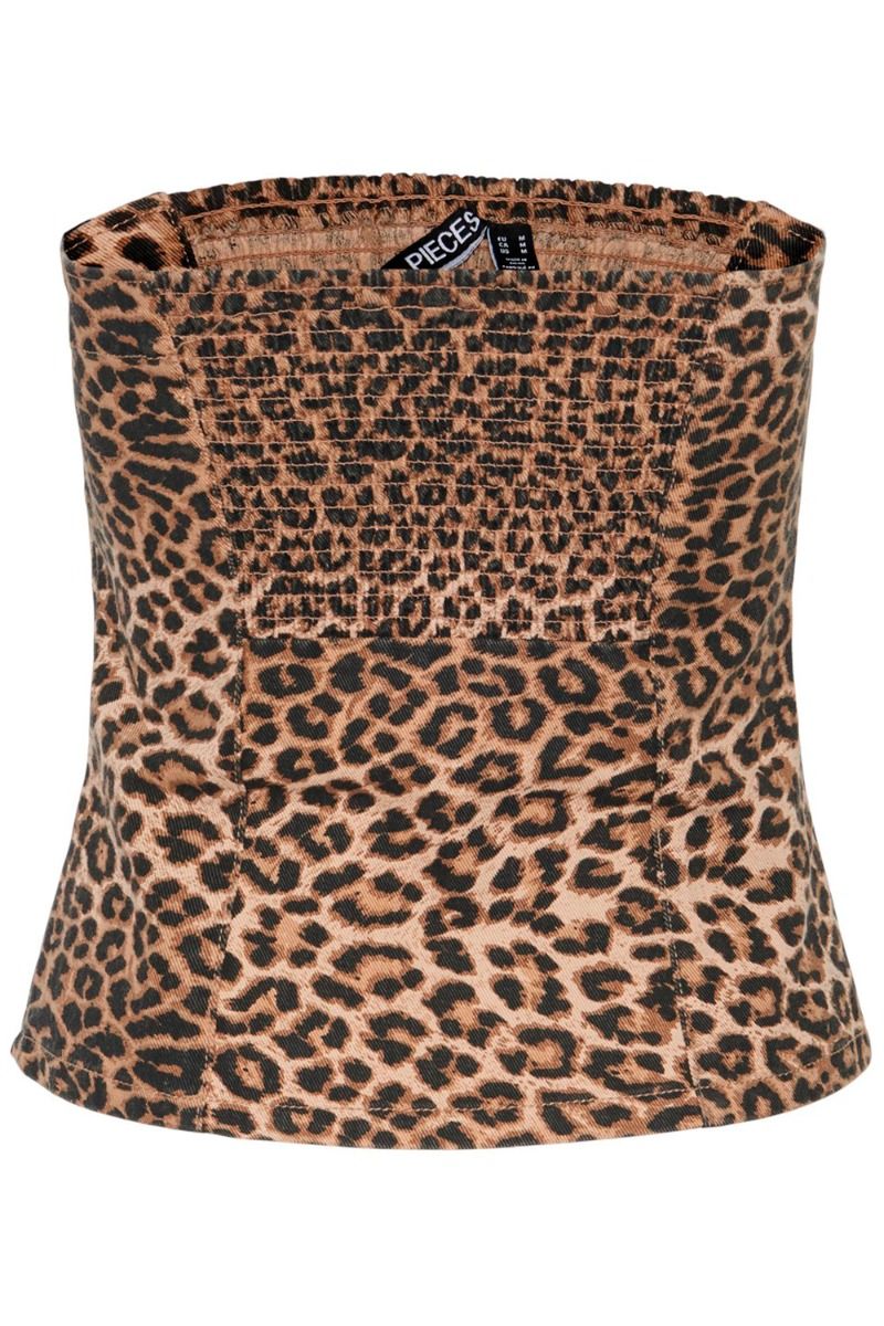 Pieces - Top - Pc Ginger Sl Zip Top D2D - Jit Black