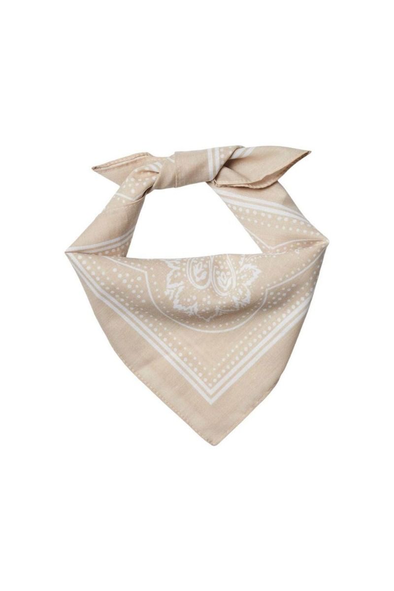 ❤︎ Pieces - Tørklæde - PC Jasmin Paisley Scarf - White Pepper