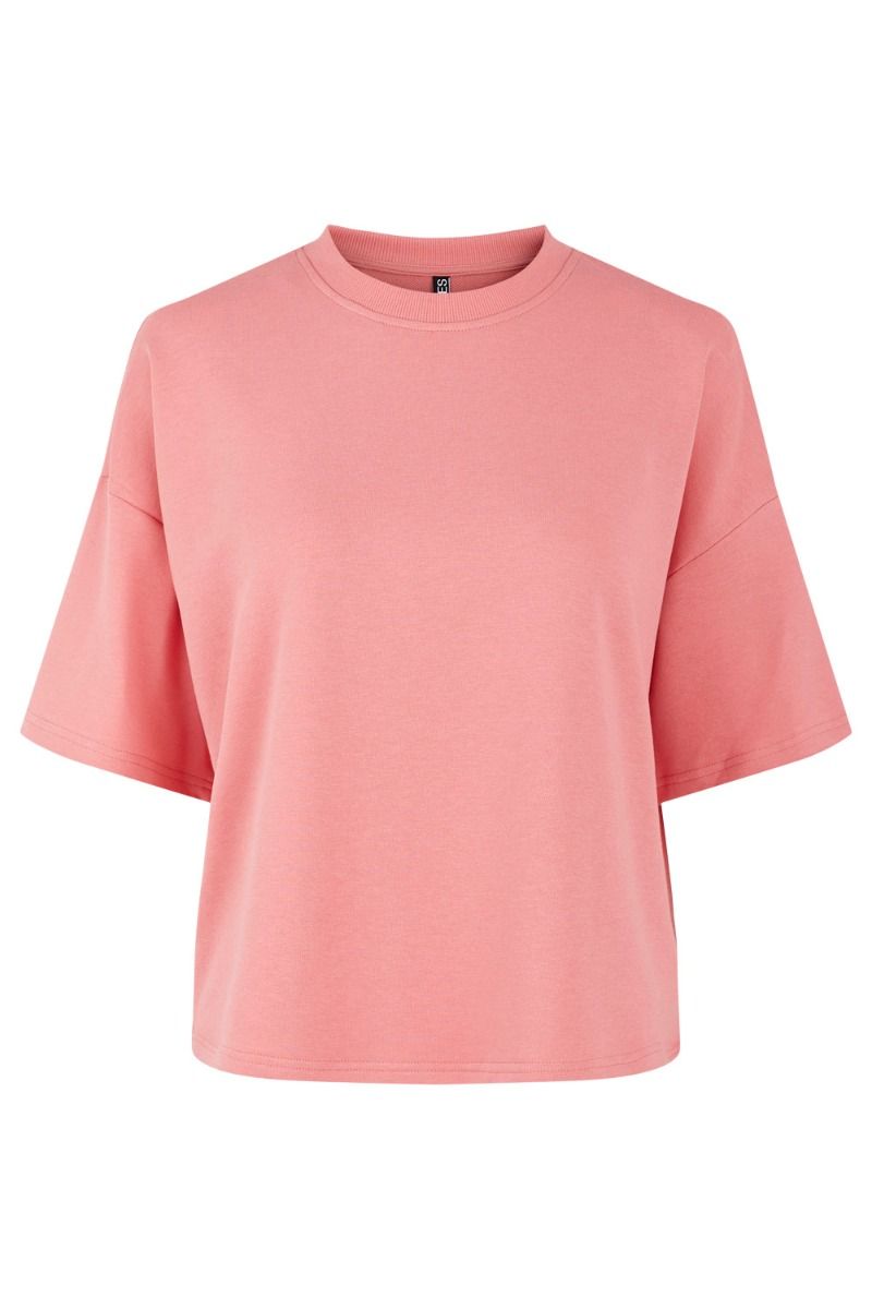 Pieces - T-shirt - PC Chilli Summer 2/4 Loose Sweat - Tea Rose