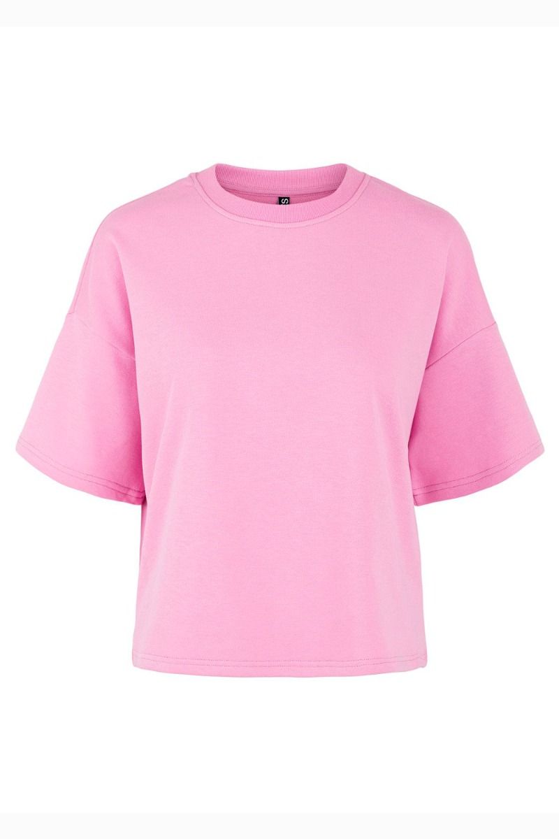 Pieces -  T-shirt - PC Chilli Summer 2/4 Loose Sweat - Cyclamen