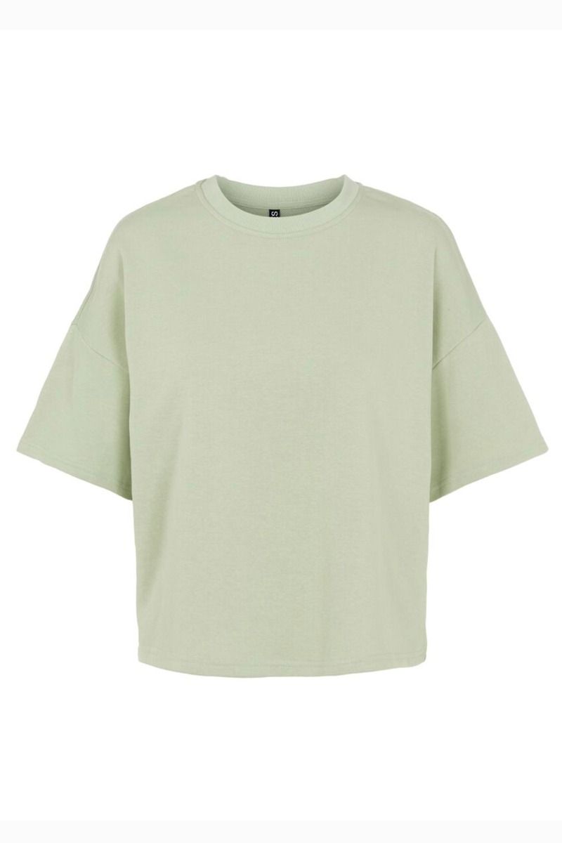 Pieces - T-shirt - PC Chilli Summer 2/4 Loose Sweat - Desert Sage