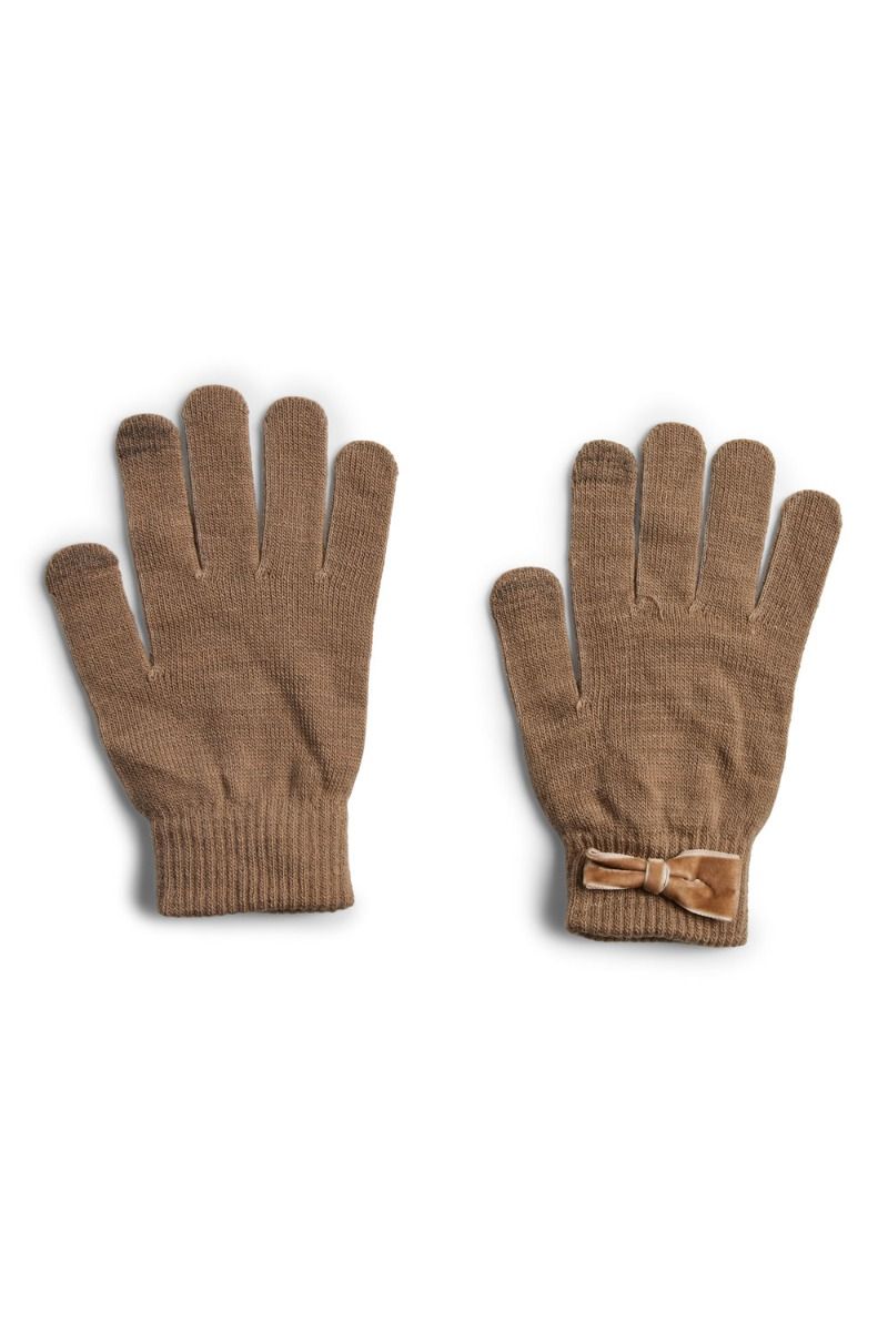 Pieces - Vanter - PC New Buddy Bow Smart Gloves - Natural