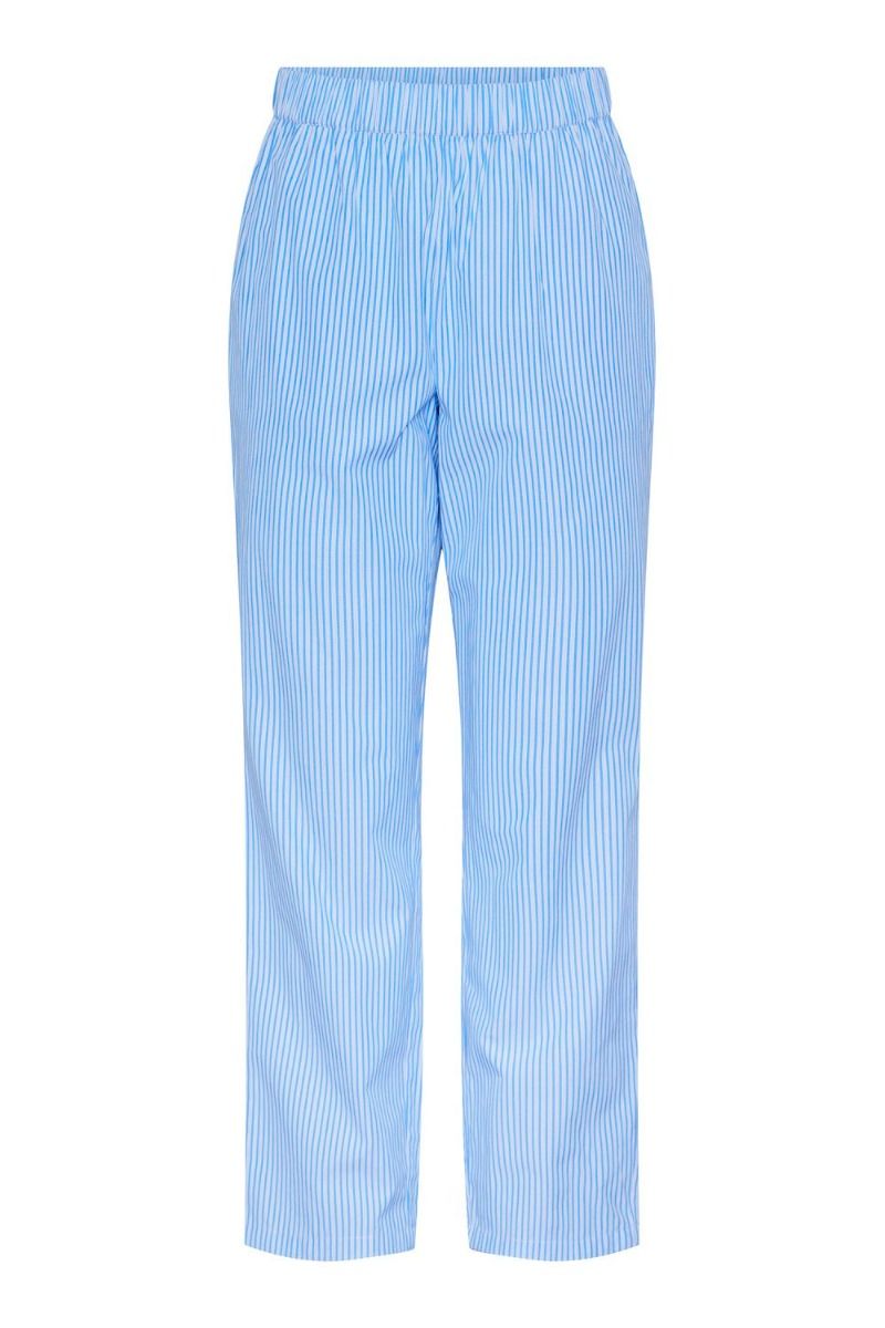 Pieces - Bukser - PC Holly HW Pants - Cornflower Blue
