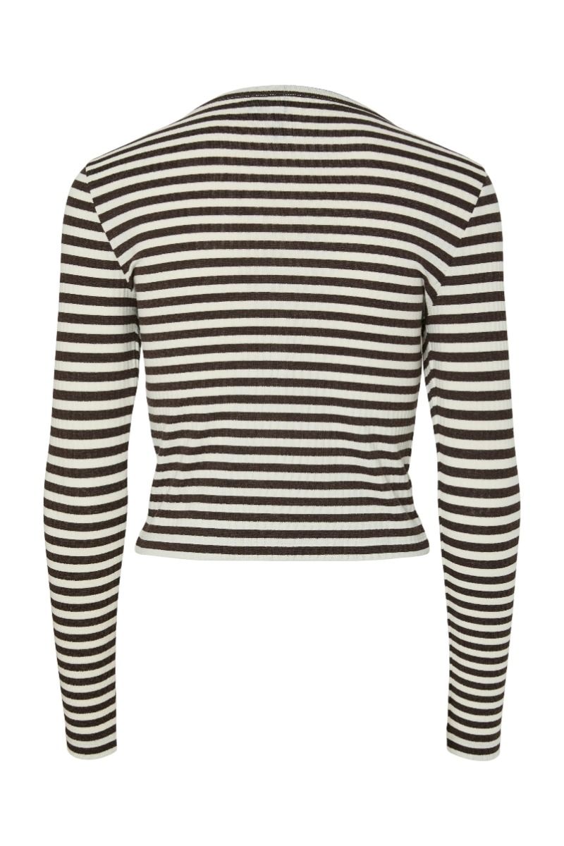 Pieces - Cardigan - Laya Ls O-Neck Cardigan - Chicory Coffee