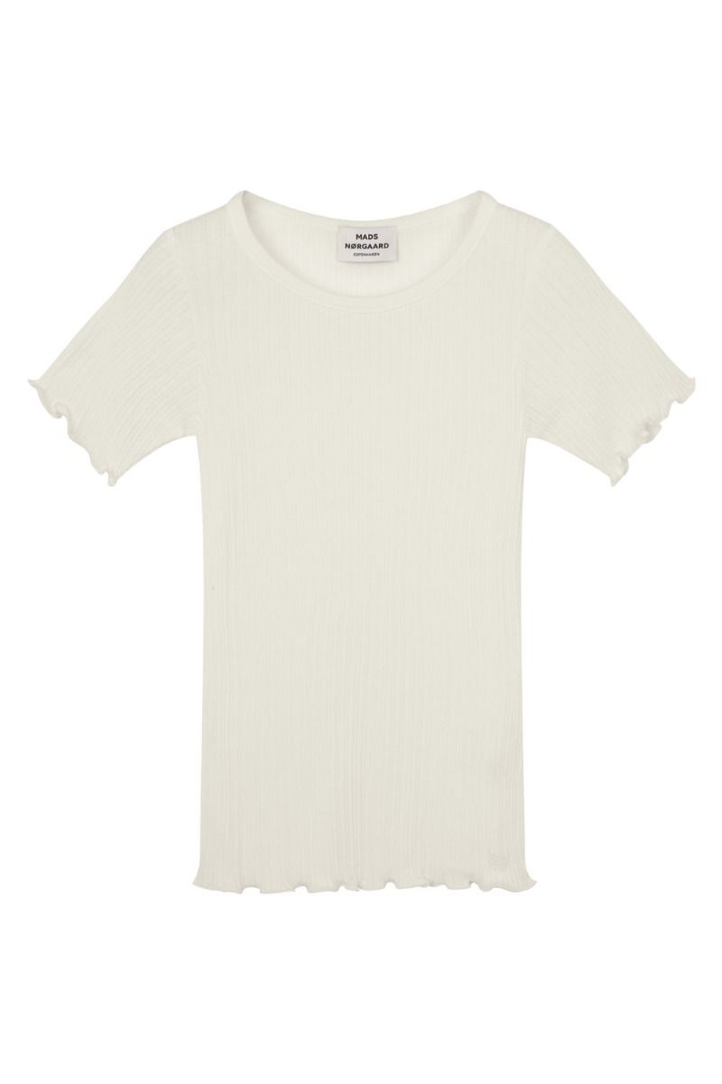 Mads Nørgaard - T-shirt - Pointella Trixy Tee - Vanilla Ice