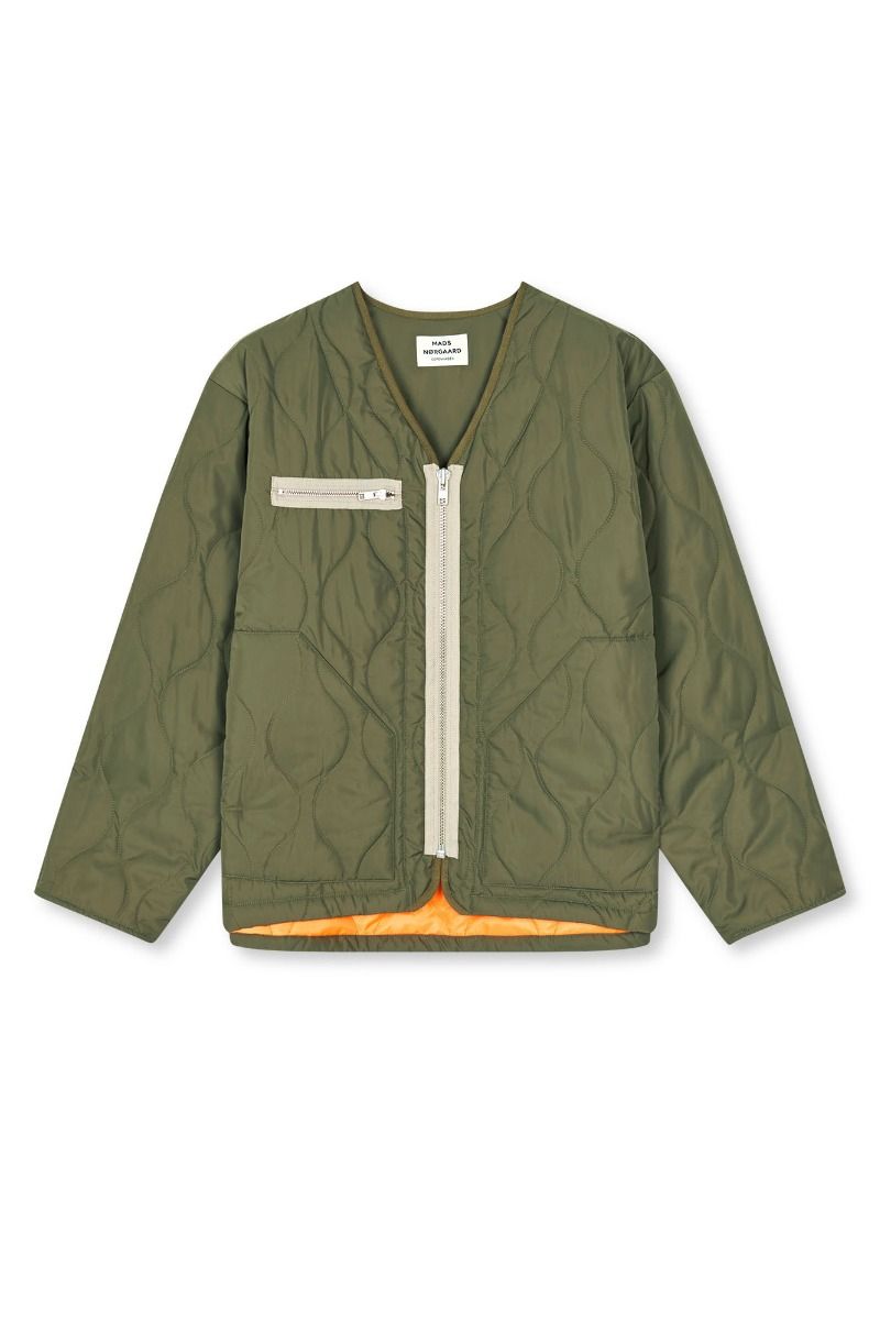 Mads Nørgaard - Jakke - Poly Twill Alice Jacket - Kalamata