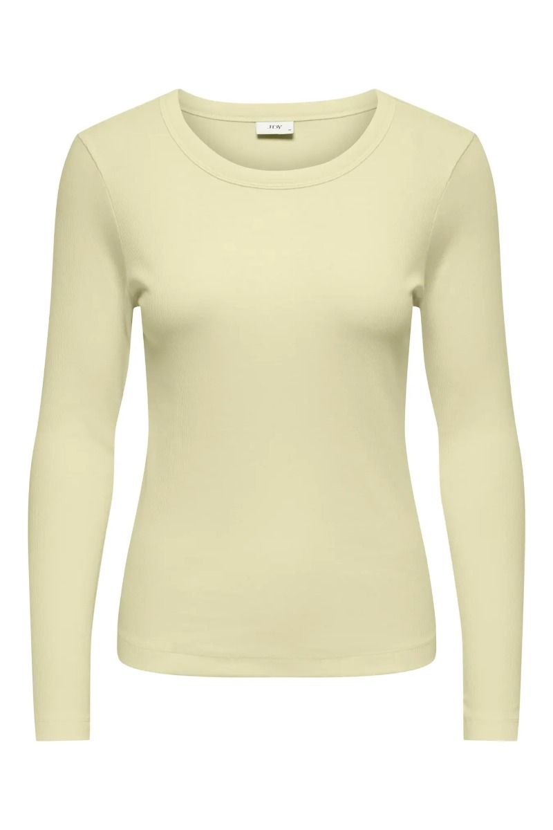 JDY - Bluse - Lucky LS O-Neck New Top - Double Cream