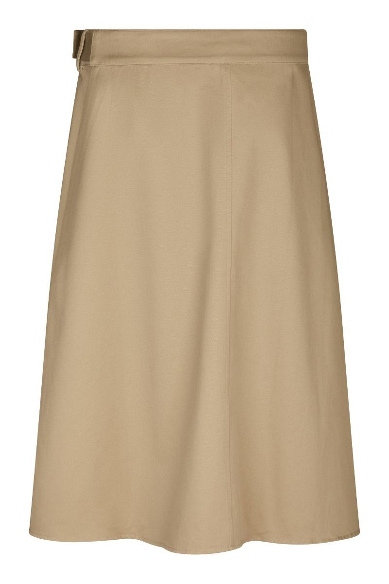Neo Noir - Nederdel - Prisilla Twill Skirt - Taupe