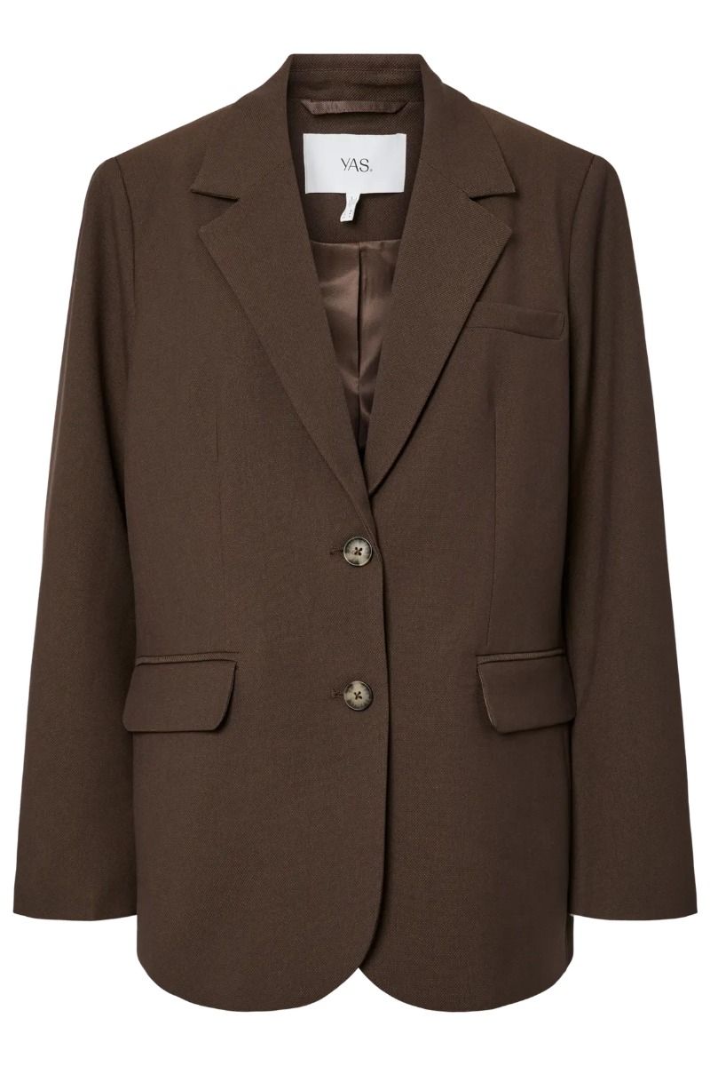 YAS - Blazer - Reemaj LS Blazer - Chocolate Brown