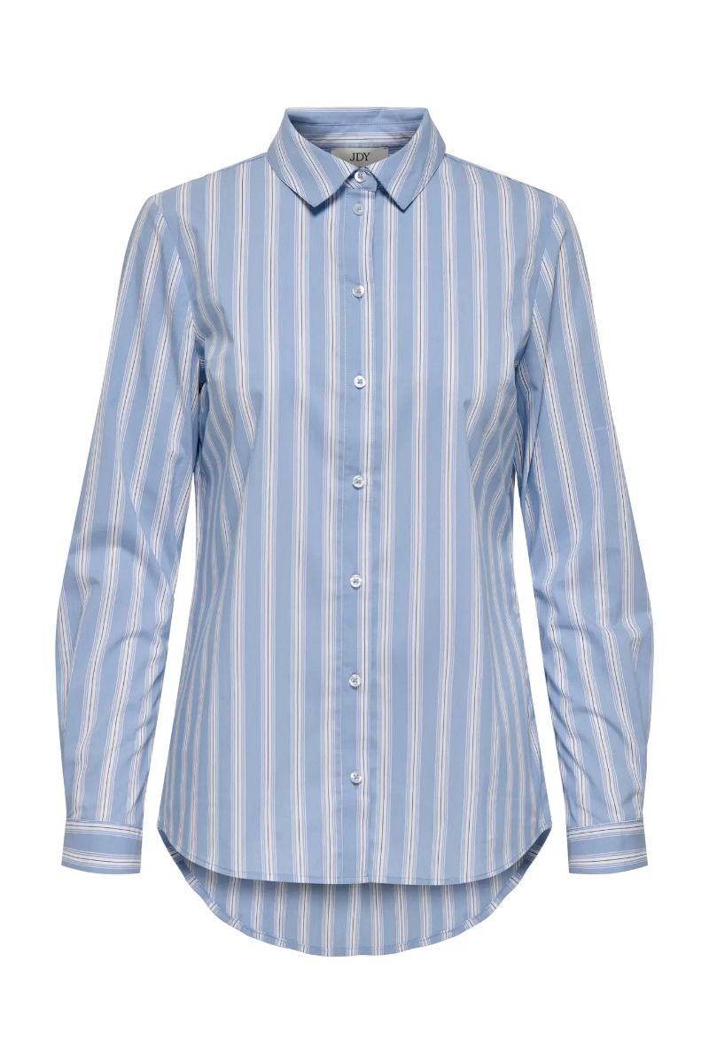 JDY - Skjorte - Mio L/S Shirt - Forever Blue Multi