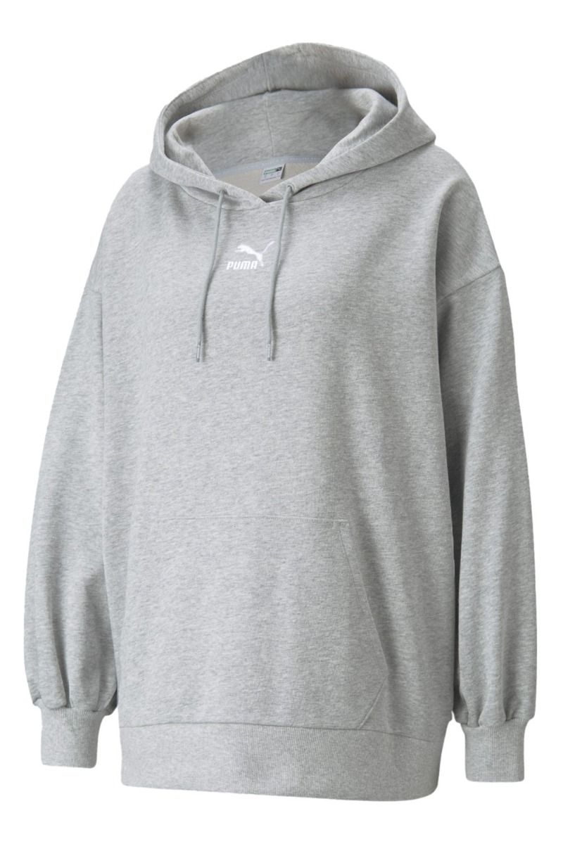 Puma - Sweat - Classics Oversized Hoodie - Light Gray