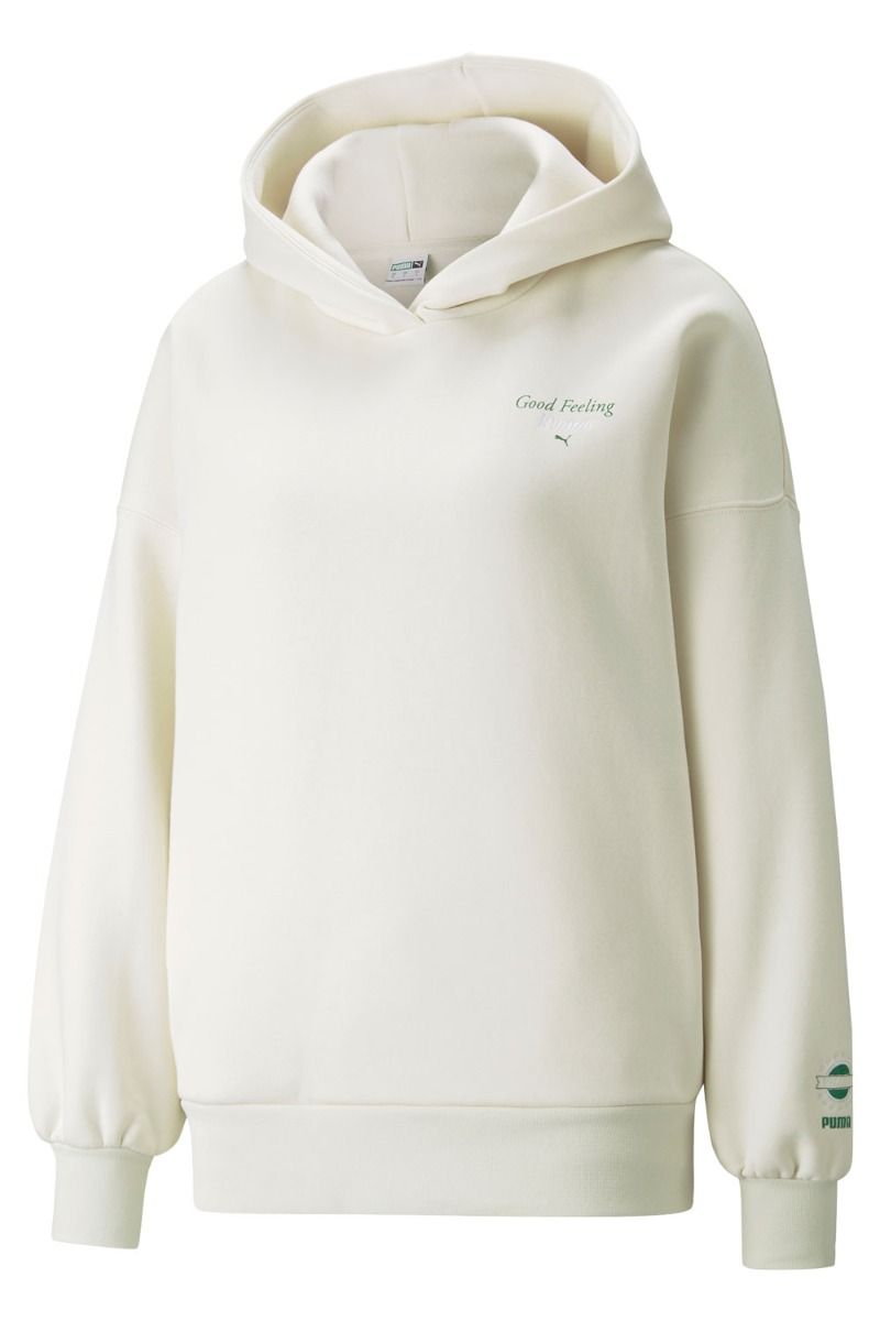 Puma - Sweatshirt - Puma Wellness Club Hoodie - Ivory Glow