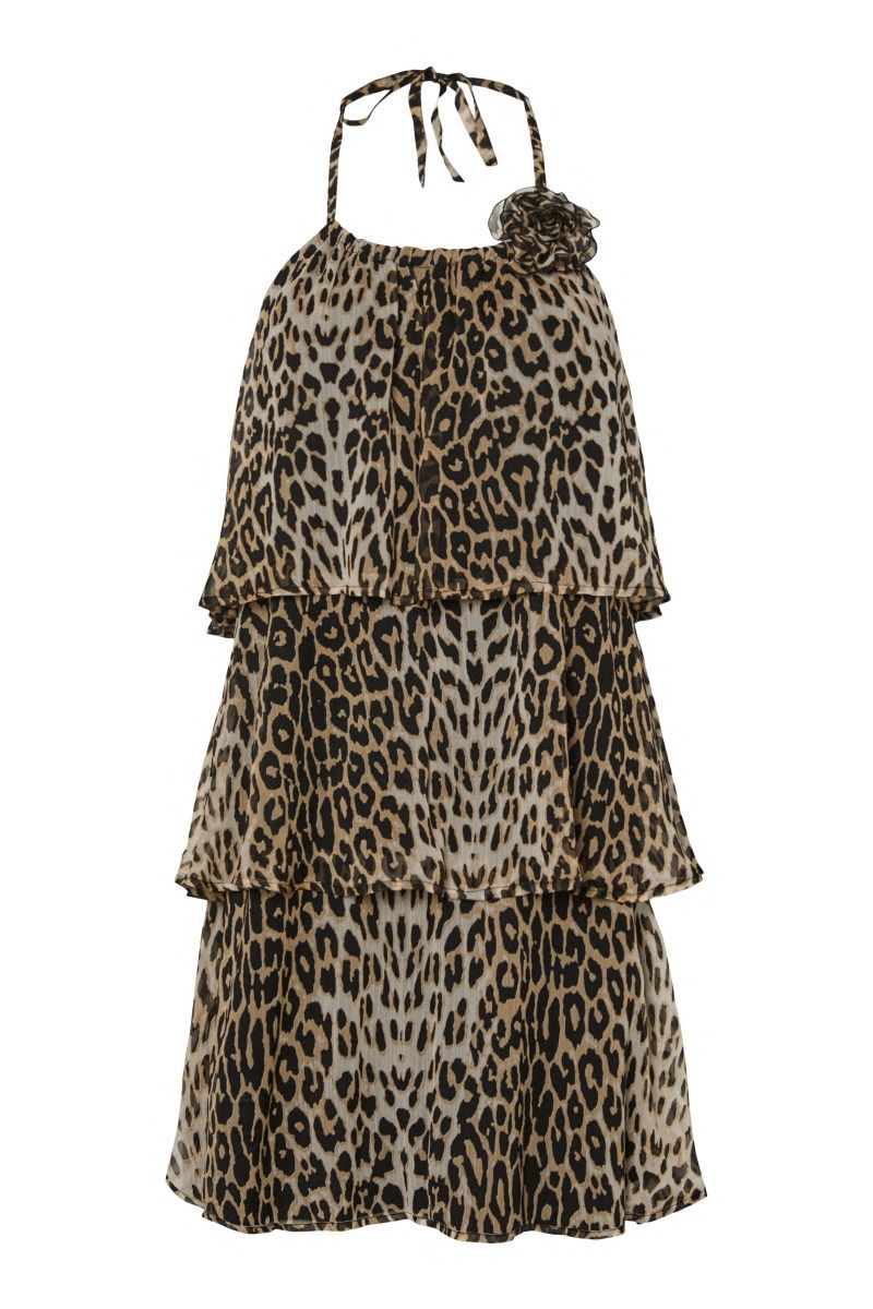 Pieces - Kjole - Clara Sl Short Layred Dress - Black