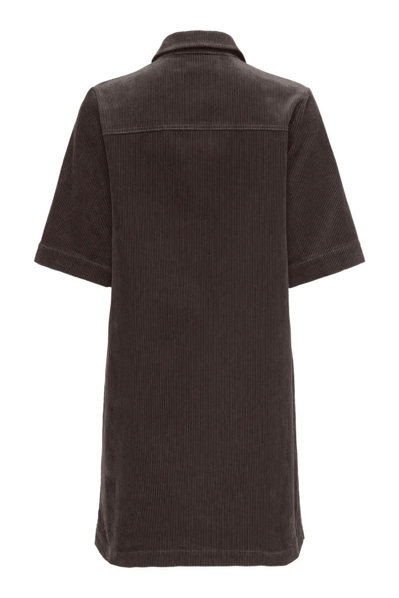 JDY - Kjole - Shiraz S/S Button Dress - Chocolate Torte (Levering midt august)
