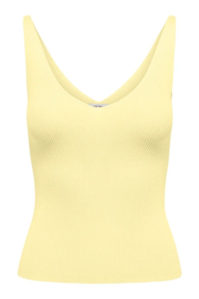 JDY - Top - Nanna S/L Top - Pastel Yellow