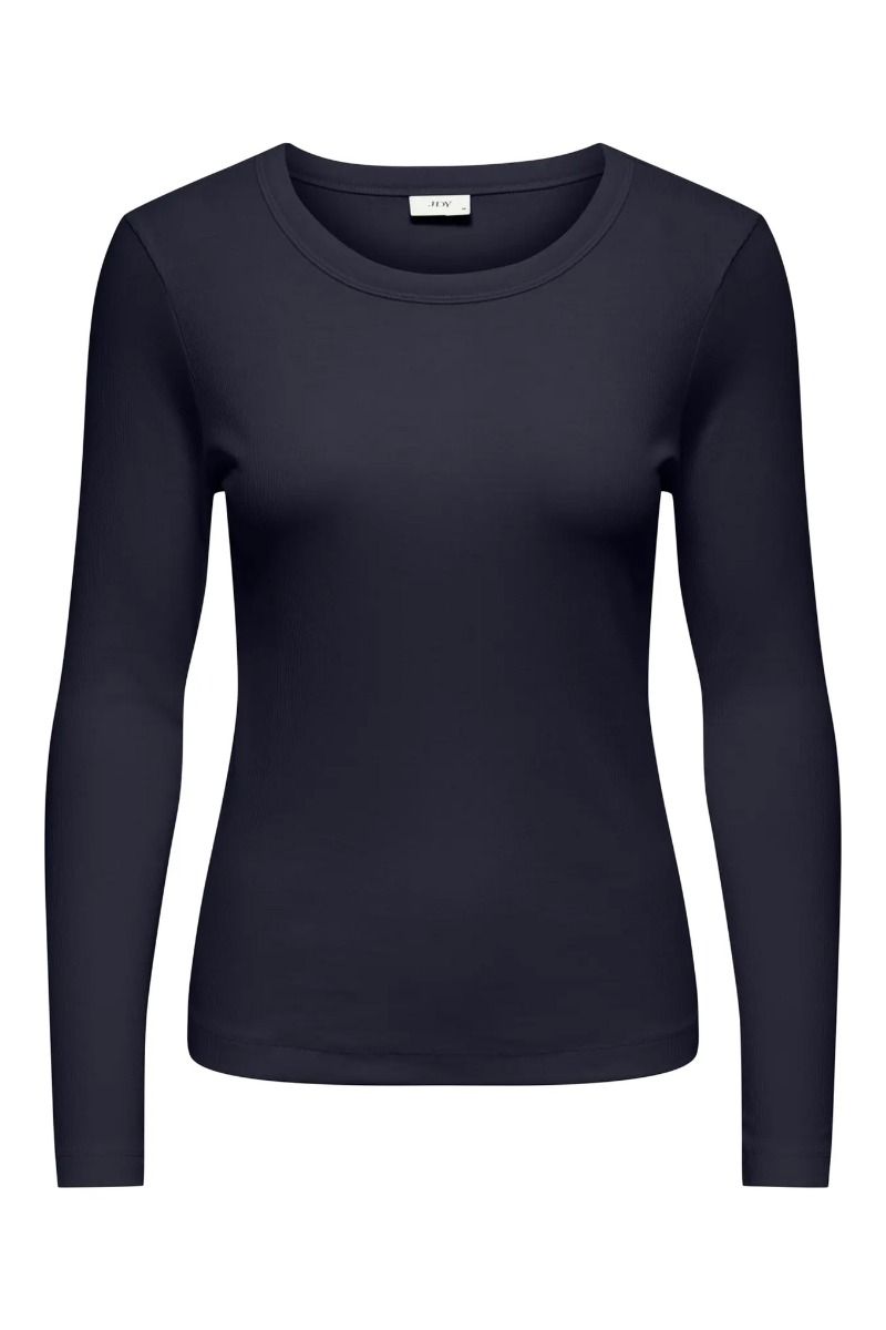 JDY - Bluse - Lucky LS O-Neck New Top - Night Sky