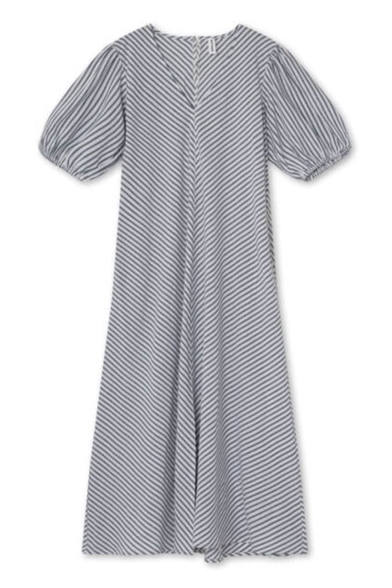 Résumé - Kjole - BellatriksRS Long Dress - Blue Stripe