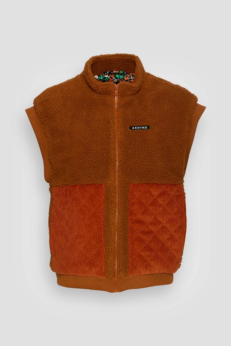 Résumé - Vest - Gerta - RS Vest - Brown