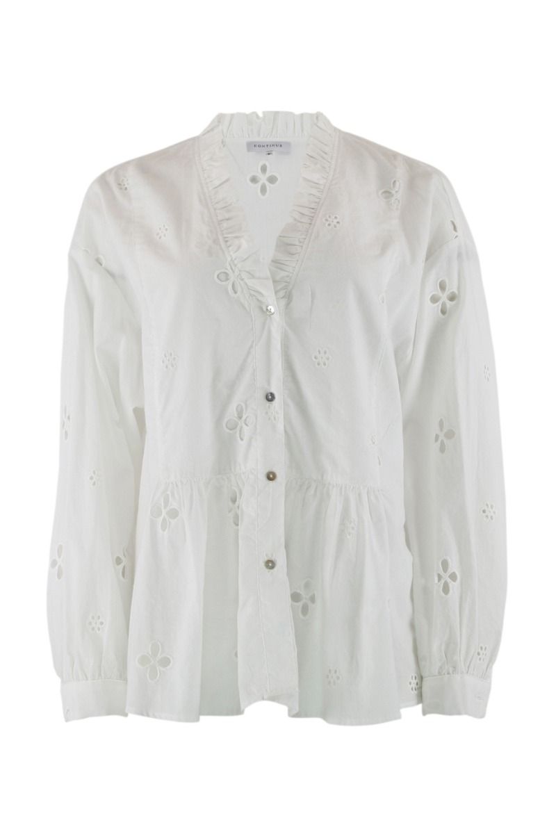 Continue - Bluse - Riga - White