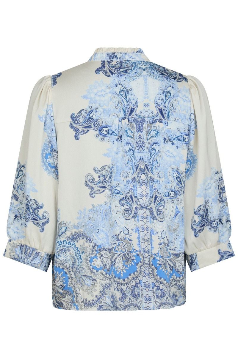 Neo Noir - Bluse - Roselle Artist Paisley Blouse - Powder Blue